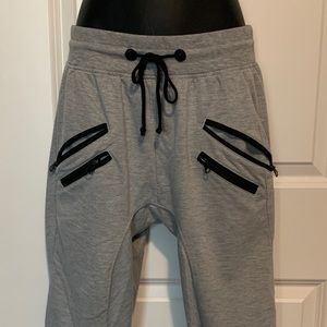 Quarter Length Joggers w/ Zipper Pockets